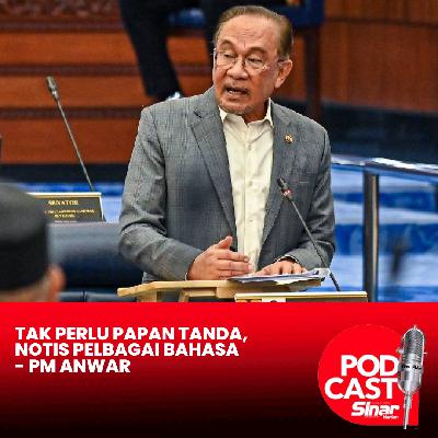 Tak perlu papan tanda, notis pelbagai bahasa - PM Anwar