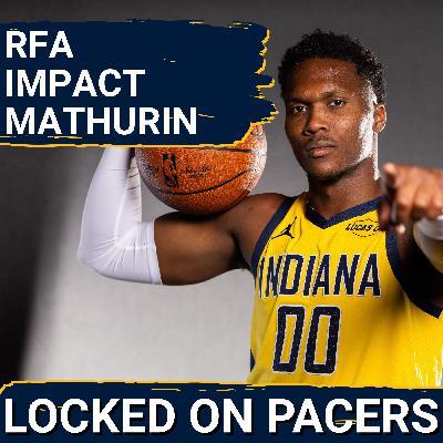 What should Bennedict Mathurin think after restricted free agents (Giddey, Kuminga, Grimes, Thomas)?