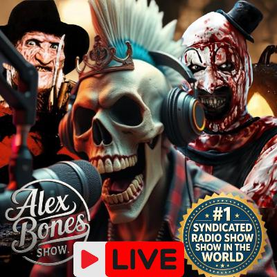 LIVE Halloween Horror Fest: Freddy Meets the Clown – Spine-Chilling Stories & Guest Nightmares on The Alex Bones Show! 🎃😱👻