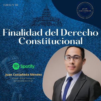FINALIDAD DEL DERECHO CONSTITUCIONAL
