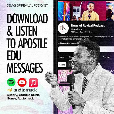 The Manifestations of the Anointing||Apostle Edu Udechukwu The Manifestations of the Anointing||Apostle Edu Udechukwu