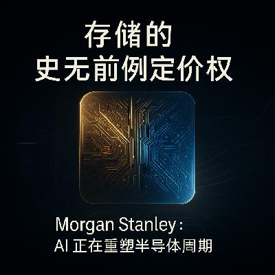 摩根士丹利最新研报:存储迎来“史无前例的涨价权”,AI 正在重写价格逻辑 摩根士丹利最新研报:存储迎来“史无前例的涨价权”,AI 正在重写价格逻辑