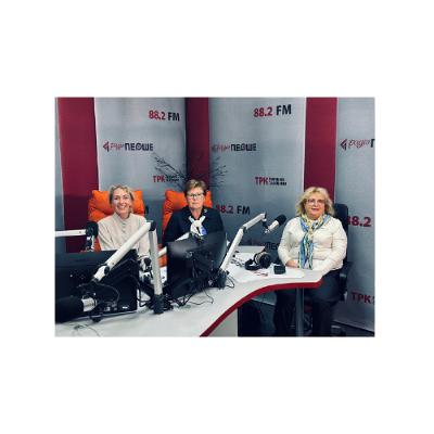 Катерина Левченко і Любов Максимович. Коаліція «1325 Львівщина.  Жінки. Мир. Безпека: місцеві потреби — місцеві рішення»