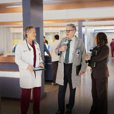 Andrew Gettens and Lauren MacKenzie (Writers on Chicago Med)