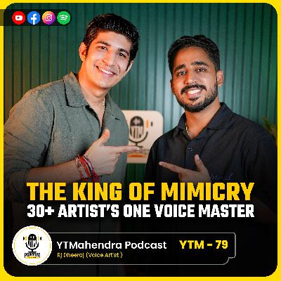 The King of Mimicry 👑 | RJ Dheeraj as Pankaj Tripathi, Samay Raina & More | Fun & Comedy Podcast The King of Mimicry 👑 | RJ Dheeraj as Pankaj Tripathi, Samay Raina & More | Fun & Comedy Podcast
