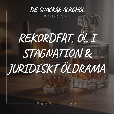 152. Rekordfat, Öl i Stagnation & Juridiskt Öldrama. 152. Rekordfat, Öl i Stagnation & Juridiskt Öldrama.