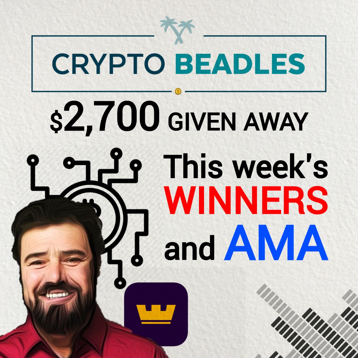 $2,700 Given away live. Bitcoin, Blockchain, Crypto AMA and more