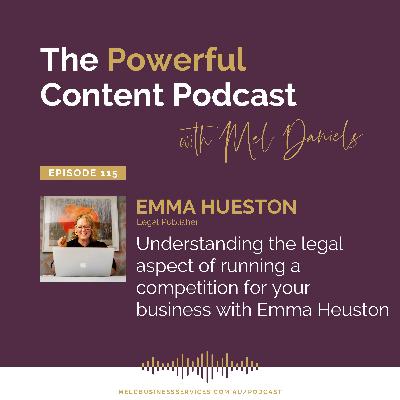 Understanding the legal aspect of running a competition for your business with Emma Heuston Understanding the legal aspect of running a competition for your business with Emma Heuston