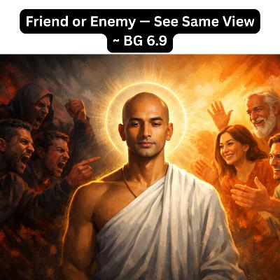 See Friend & Enemy as One | Bhagavad Gita Chapter 6 Shlok 9 Explained Hindi