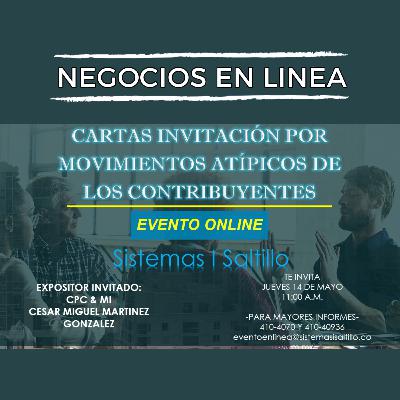 Cartas invitación por movimientos atípicos de los contribuyentes