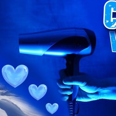 #596, Un son relaxant du VENT froid et du SECHE CHEVEUX, HAIR DRYER and WIND sounds