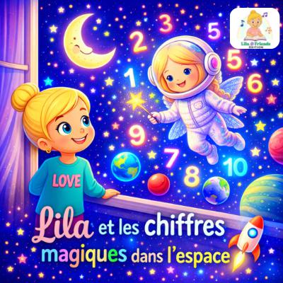 Apprendre à compter dans l’espace pour enfants avec Lila et les chiffres magiques