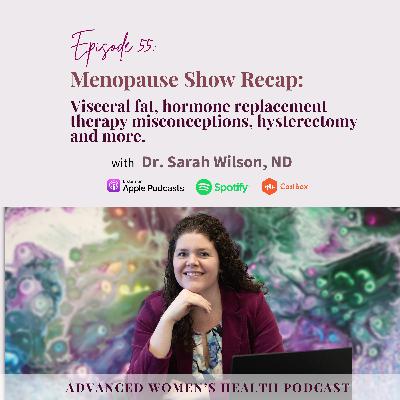 Episode 55: Insights from the National Menopause Show: Visceral fat, hormone replacement therapy misconceptions, hysterectomy, and more with Dr. Sarah Wilson
