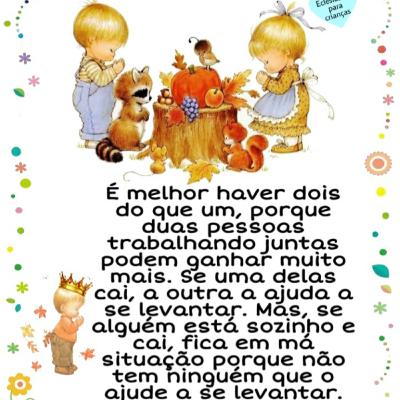 Eclesiastes para Crianças # Capítulo 04