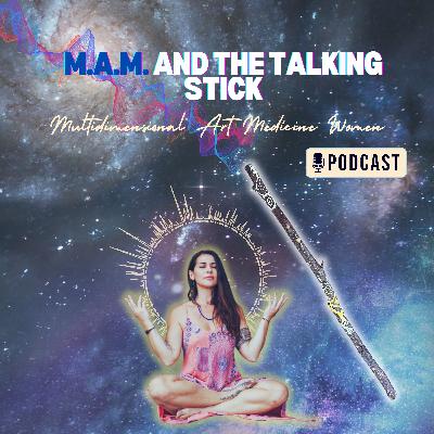 MULTIDIMENSIONAL ART MEDICINEWOMEN - The Talking Stick - Alet Santman MULTIDIMENSIONAL ART MEDICINEWOMEN - The Talking Stick - Alet Santman