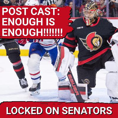 POST CAST: MANAGEMENT FAILURE TO FIND NHL GOALIE COSTS OTTAWA SENATORS VS MONTREAL CANADIENS POST CAST: MANAGEMENT FAILURE TO FIND NHL GOALIE COSTS OTTAWA SENATORS VS MONTREAL CANADIENS
