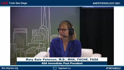 The ASA's Immediate Past President | TopMedTalk at the ASA