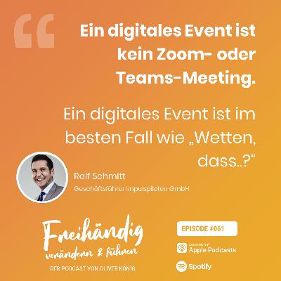 Ralf Schmitt - als Unternehmer in einer Krisenbranche / Einblicke in die Event- und Veranstaltungsbranche (#061)