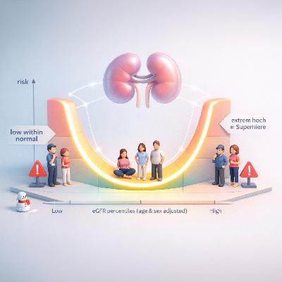 Schöner leben in der Mitte, auch bei der eGFR – und droht die „Prä-CKD“? Schöner leben in der Mitte, auch bei der eGFR – und droht die „Prä-CKD“?