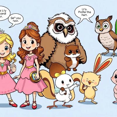 Princess Lily and the Grumpy Moonbeam - By StoryBee Tales - Bedtime Stories for Kids