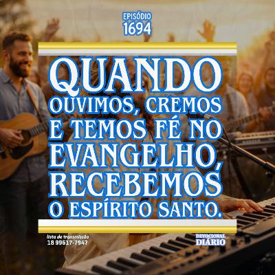Quando ouvimos, cremos e temos fé no evangelho, recebemos o Espírito Santo. Quando ouvimos, cremos e temos fé no evangelho, recebemos o Espírito Santo.