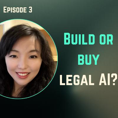 When to Build vs. Buy Legal Tech, ft. Talking Tree Founder Cecilia Wang | The Future of Law Is Today, Ep. 3 When to Build vs. Buy Legal Tech, ft. Talking Tree Founder Cecilia Wang | The Future of Law Is Today, Ep. 3