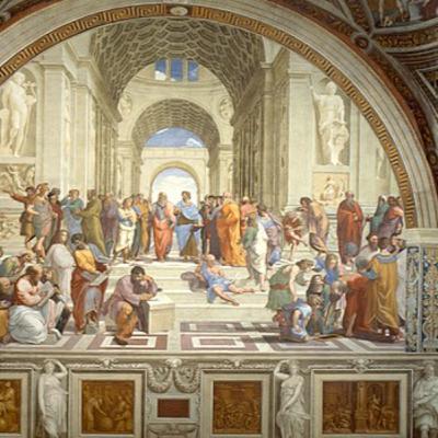 Rinascimento Ep 5: La Scuola di Atene di Raffaello Sanzio: l'eterno dibattito tra platonici e aristotelici.