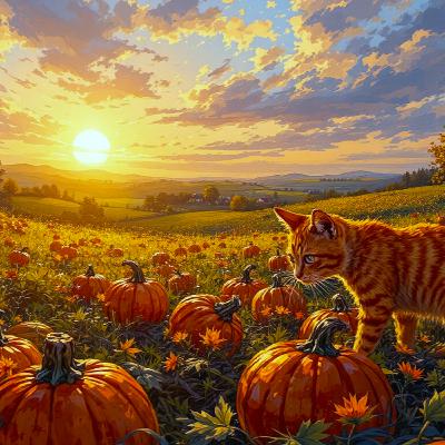 The Pumpkin Cat | 1HR Deep Sleep Story & Soothing Autumn Ambience