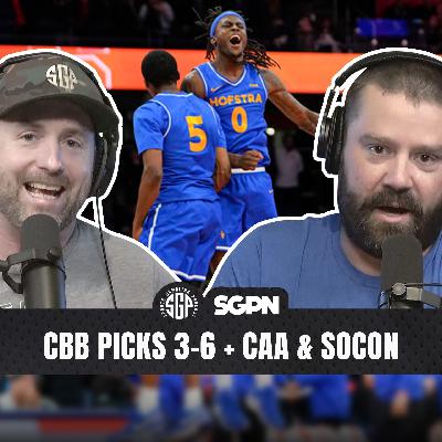 College Basketball Picks Fri, Mar 6th + CAA & SoCon (Ep. 2511)