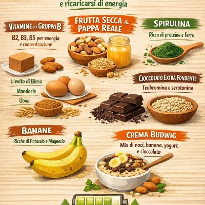 Alimentazione Naturale: I Cibi e le Vitamine Essenziali per Sconfiggere la Stanchezza