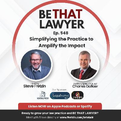 Charles Gallaer: Simplifying the Practice to Amplify the Impact Charles Gallaer: Simplifying the Practice to Amplify the Impact