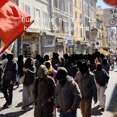 Le secteur de l'éducation contre la guerre à Marseille ! Le secteur de l'éducation contre la guerre à Marseille !