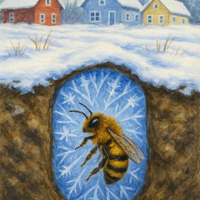 Native Bees Have Antifreeze!