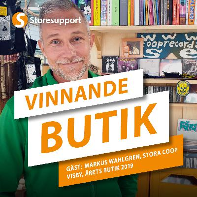 Vinnande butik med Markus Wahlgren, butikschef Stora Coop Visby Vinnande butik med Markus Wahlgren, butikschef Stora Coop Visby