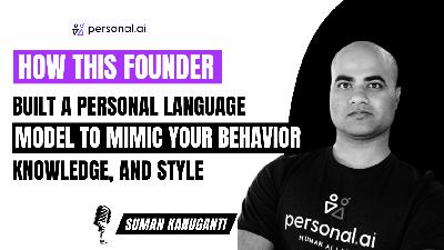 How this founder built a personal language model to mimic your behavior, knowledge, and style. How this founder built a personal language model to mimic your behavior, knowledge, and style.