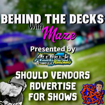 Should Vendors advertise for Shows???