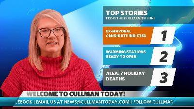 Ex-mayoral candidate indicted | Warming stations ready | ALEA holiday stats Ex-mayoral candidate indicted | Warming stations ready | ALEA holiday stats