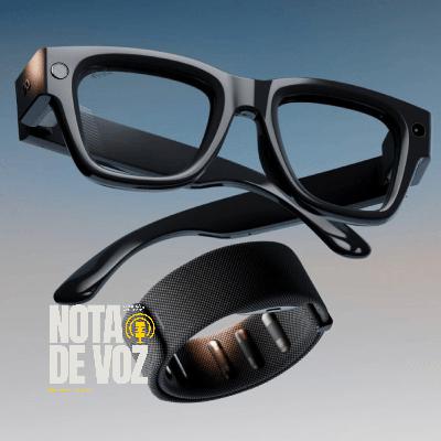 Meta presenta gafas inteligentes con pantalla y control por pulsera