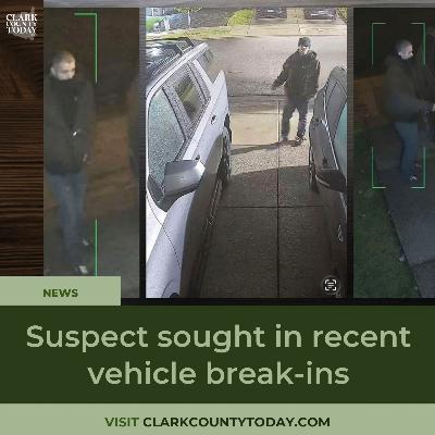 Suspect sought in recent vehicle break-ins Suspect sought in recent vehicle break-ins