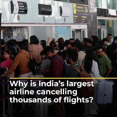 Why is IndiGo airline cancelling thousands of flights? | AJ#shorts Why is IndiGo airline cancelling thousands of flights? | AJ#shorts