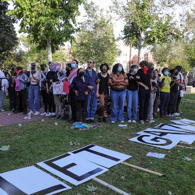 美国多地高校爆发反战示威,数百人被捕 美国多地高校爆发反战示威,数百人被捕