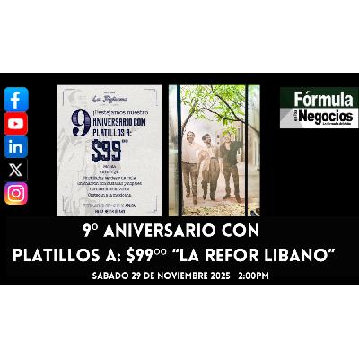 9º Aniversario La Reforma, Auténtica Cantina con Miguel Gayoso 9º Aniversario La Reforma, Auténtica Cantina con Miguel Gayoso
