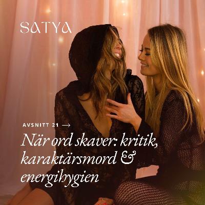 När ord skaver: kritik, karaktärsmord & energihygien