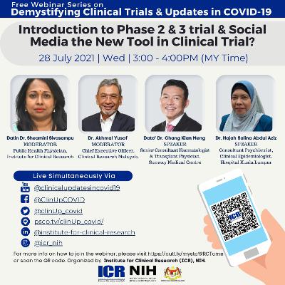 Introduction to Phase 2 & 3 trial & Social Media the New Tool in Clinical Trial?