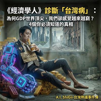 【必聽!!午休買咖啡】《經濟學人》診斷「台灣病」：為何GDP世界頂尖，我們卻感覺越來越窮？4個你必須知道的真相#午休聊一聊