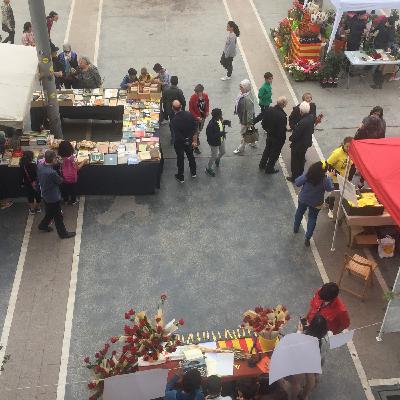 El matí de Sant Jordi a Manresa El matí de Sant Jordi a Manresa