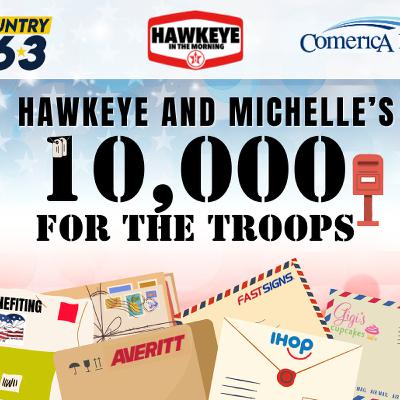 Hawkeye & Michelle's 10,000 for the Troops 2025 Kickoff Announcement