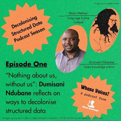 Ep 27 - Dumisani Ndubane reflects on ways to decolonise structured data.mp3