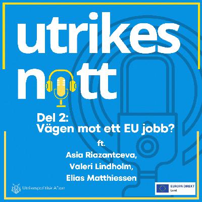 #15 Del 2: Vägen mot ett EU jobb (ft. Asia Riazantceva, Valeri Lindholm, Elias Matthiessen) #15 Del 2: Vägen mot ett EU jobb (ft. Asia Riazantceva, Valeri Lindholm, Elias Matthiessen)