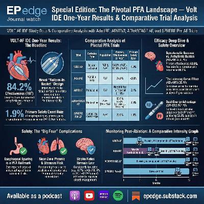 EP Edge Journal Watch Special Edition: VOLT IDE One-Year Results in Context: ADVENT, ADVANTAGE-AF, AdmIRE, SPHERE-Per-AF & U.S. PFA Pivotal Trials EP Edge Journal Watch Special Edition: VOLT IDE One-Year Results in Context: ADVENT, ADVANTAGE-AF, AdmIRE, SPHERE-Per-AF & U.S. PFA Pivotal Trials